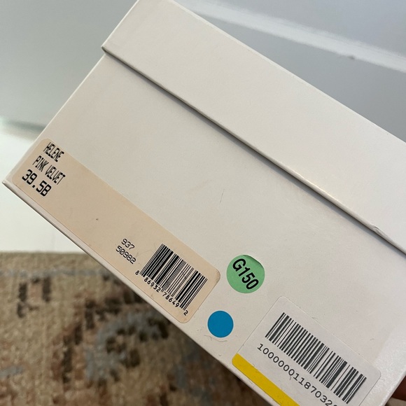 Tabitha Simmons Helene Blush Velvet Heeled Sandals EU 39.5 (Would fit US sz 9) - Picture 8 of 10